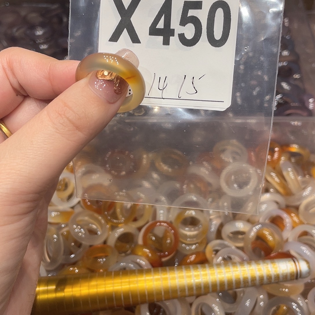 玛瑙/玉髓未镶嵌戒指450