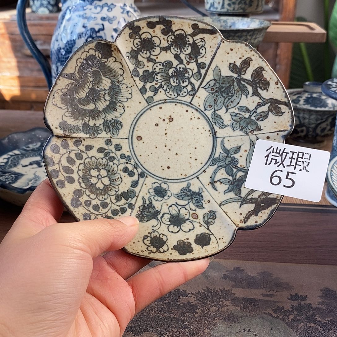 陶手工手绘青花高温陶瓷