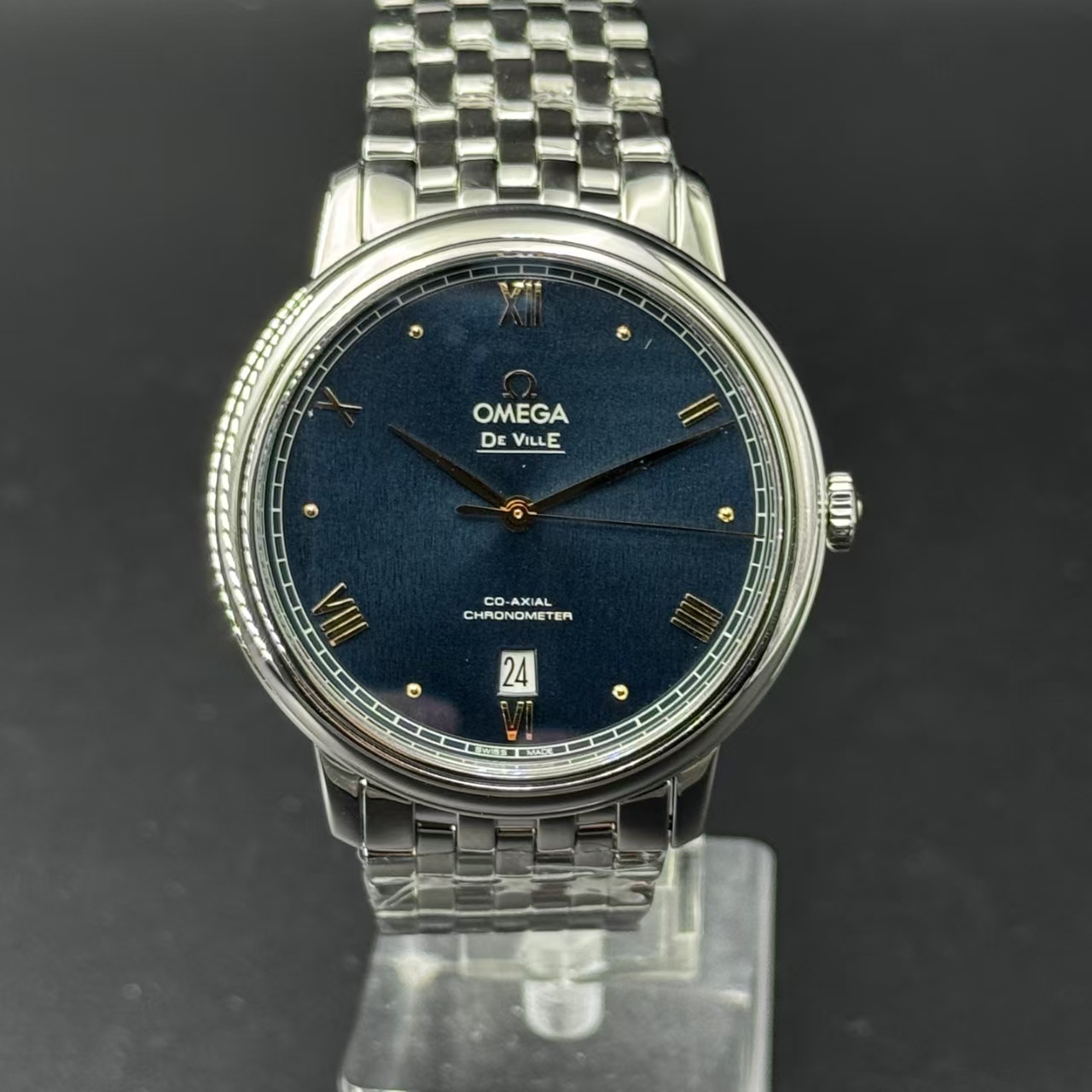 99新 Omega/欧米茄 碟飞系列 24年全套 自动上链 精钢 39.5mm