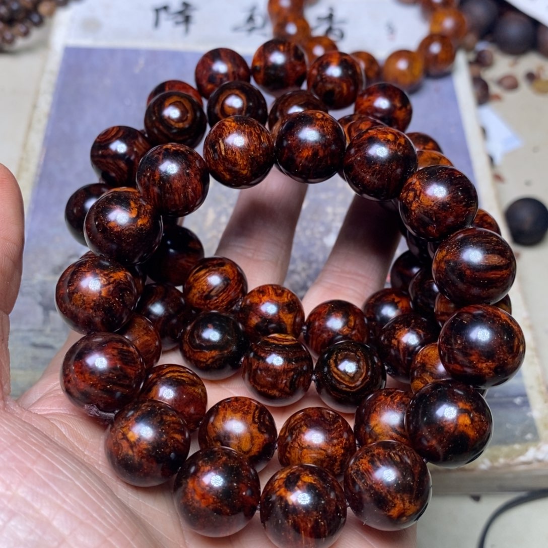 降真香手串/手链海南红降1.5黄油福利