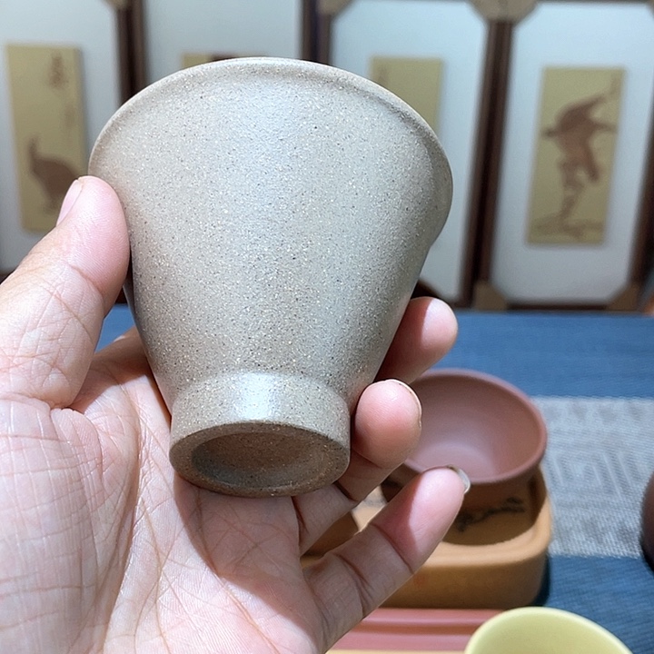 茶壶紫砂斗笠杯福利款