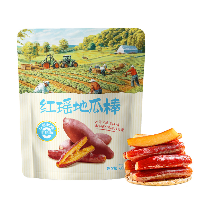 MM超市金四方红瑶地瓜棒 600g