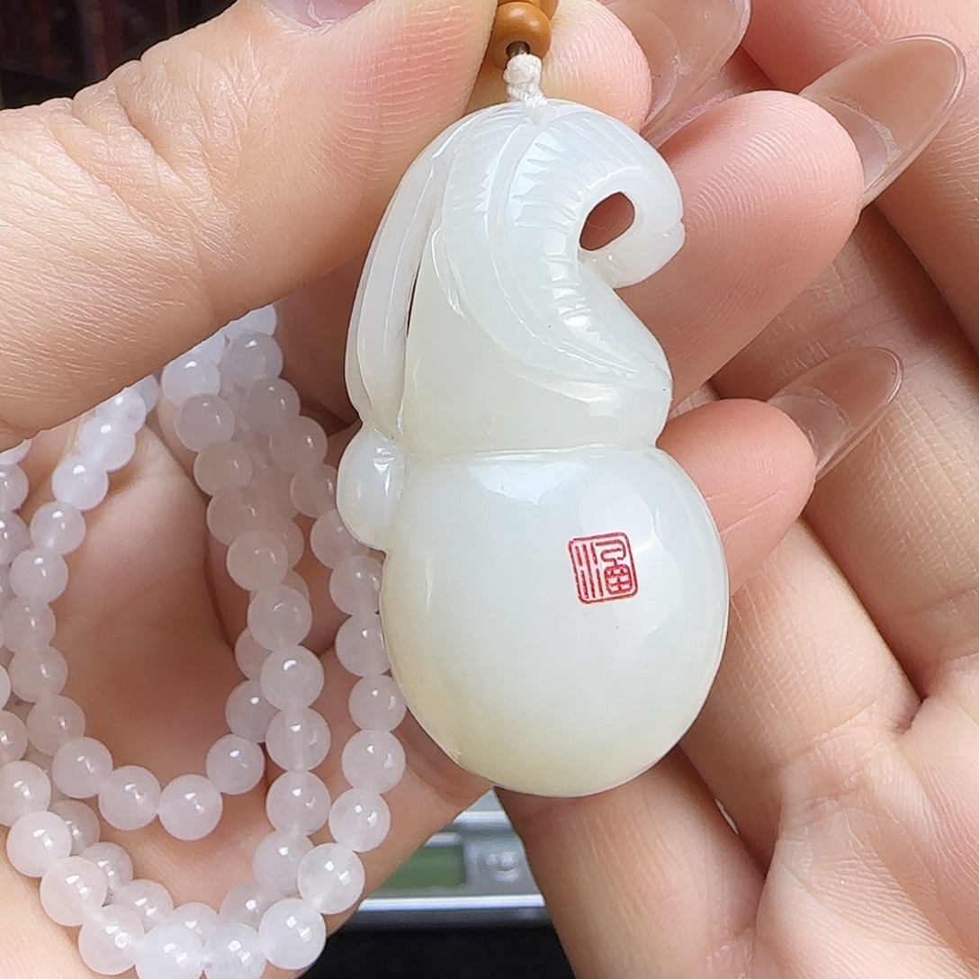 和田玉未镶嵌颈饰定制发货