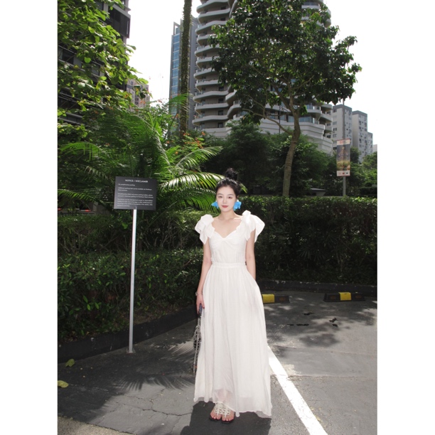 YEELEN Yy 疏絮 法式气质显瘦时尚百搭休闲连衣裙Yy260