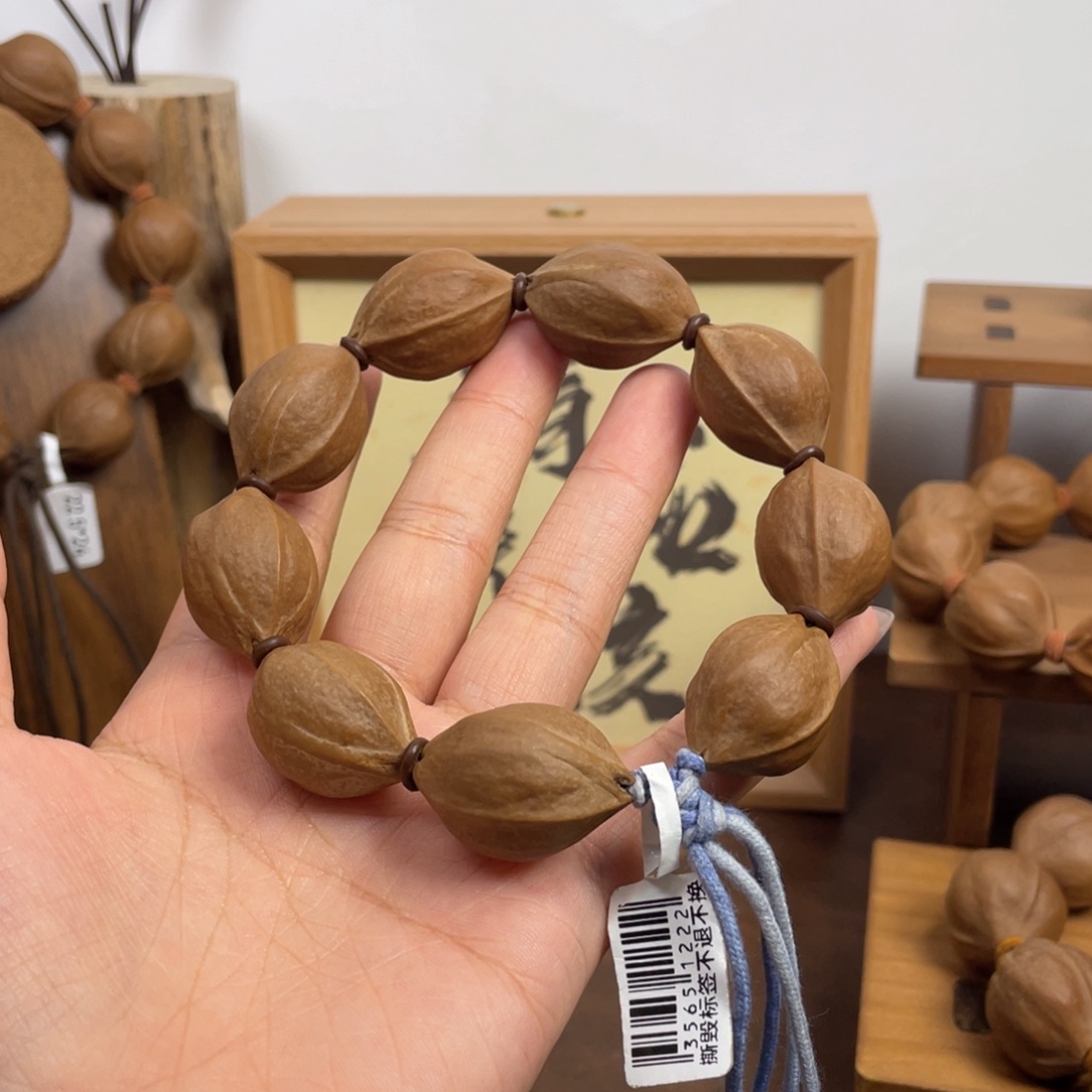 薯***王橄榄核手串/手链20*29梅林铁核