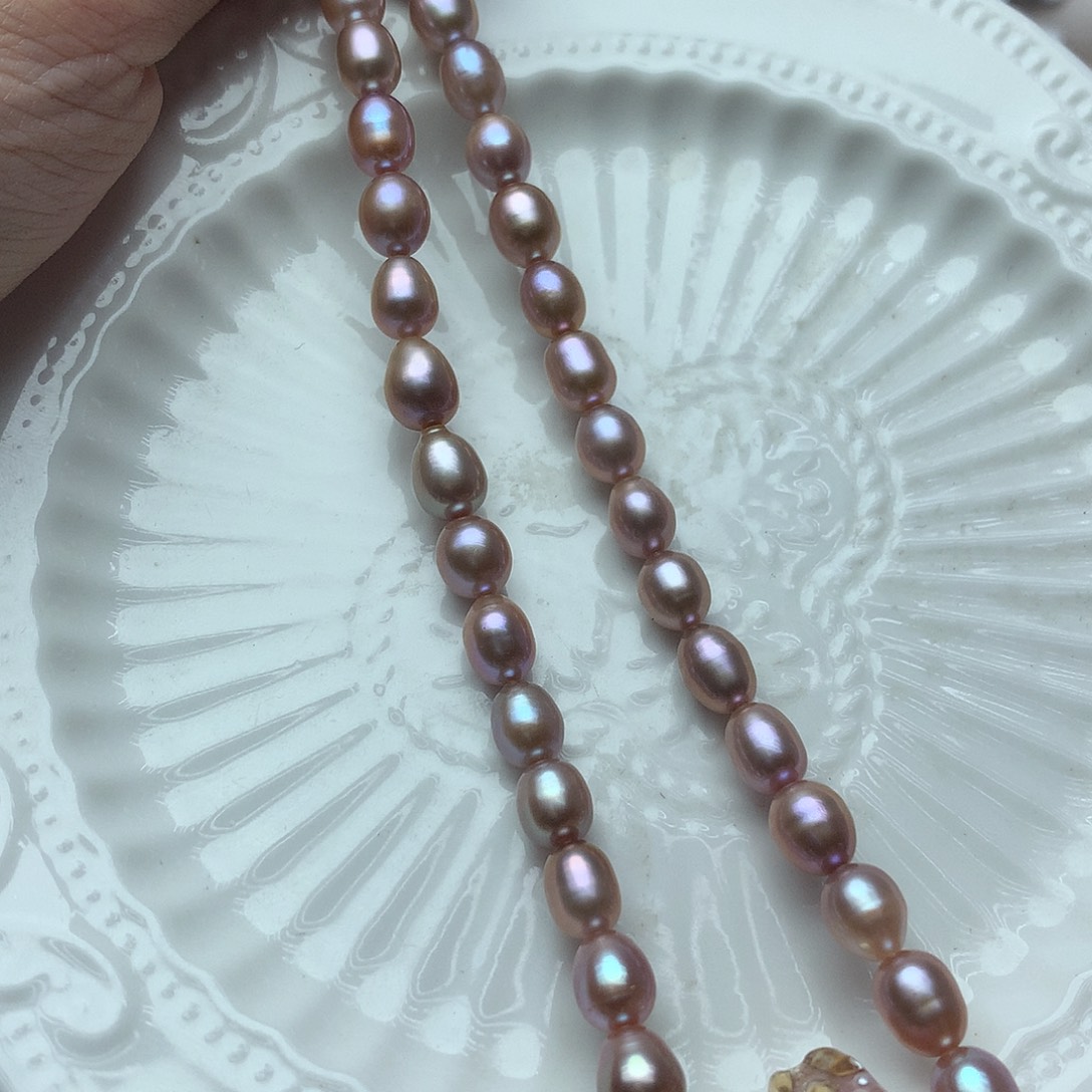 淡水珍珠6-7未镶嵌x23项链