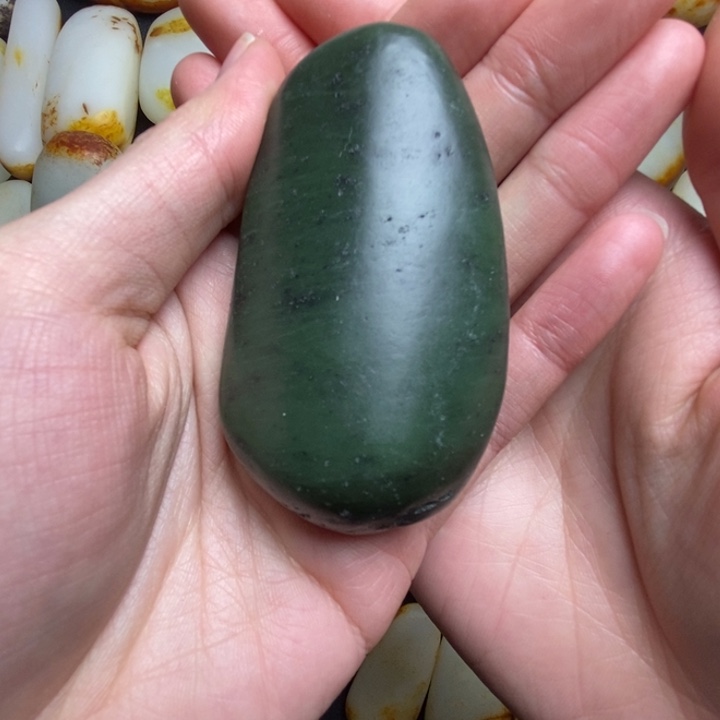 和田玉（碧玉）把件未镶嵌