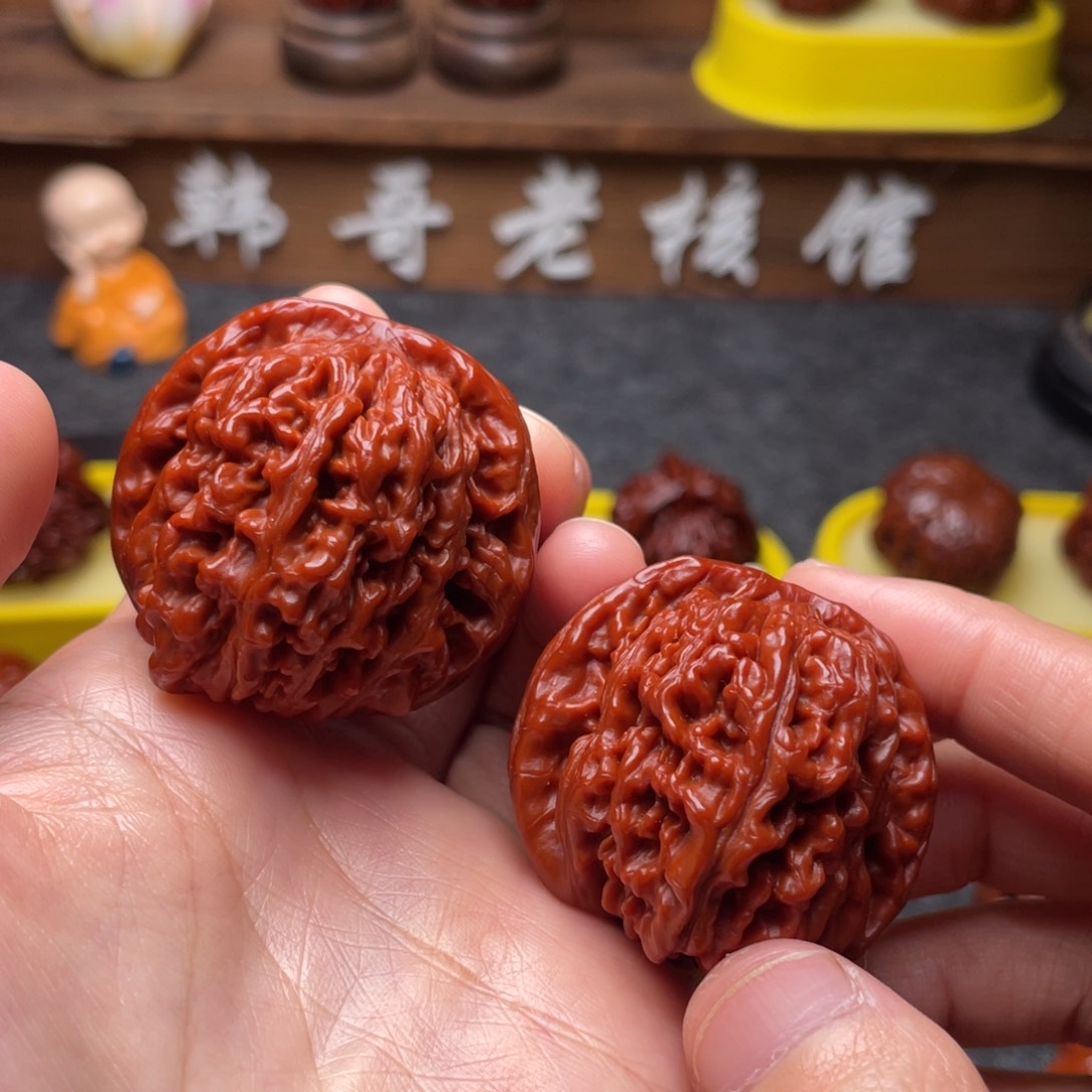 文玩核桃吊坠文玩核桃 手把件 四座楼 41