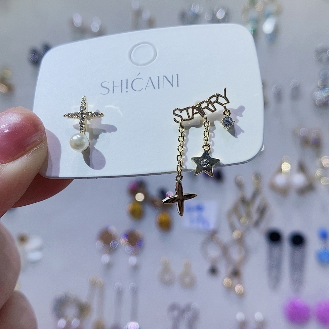 耳饰银S925镶嵌淡水珍珠