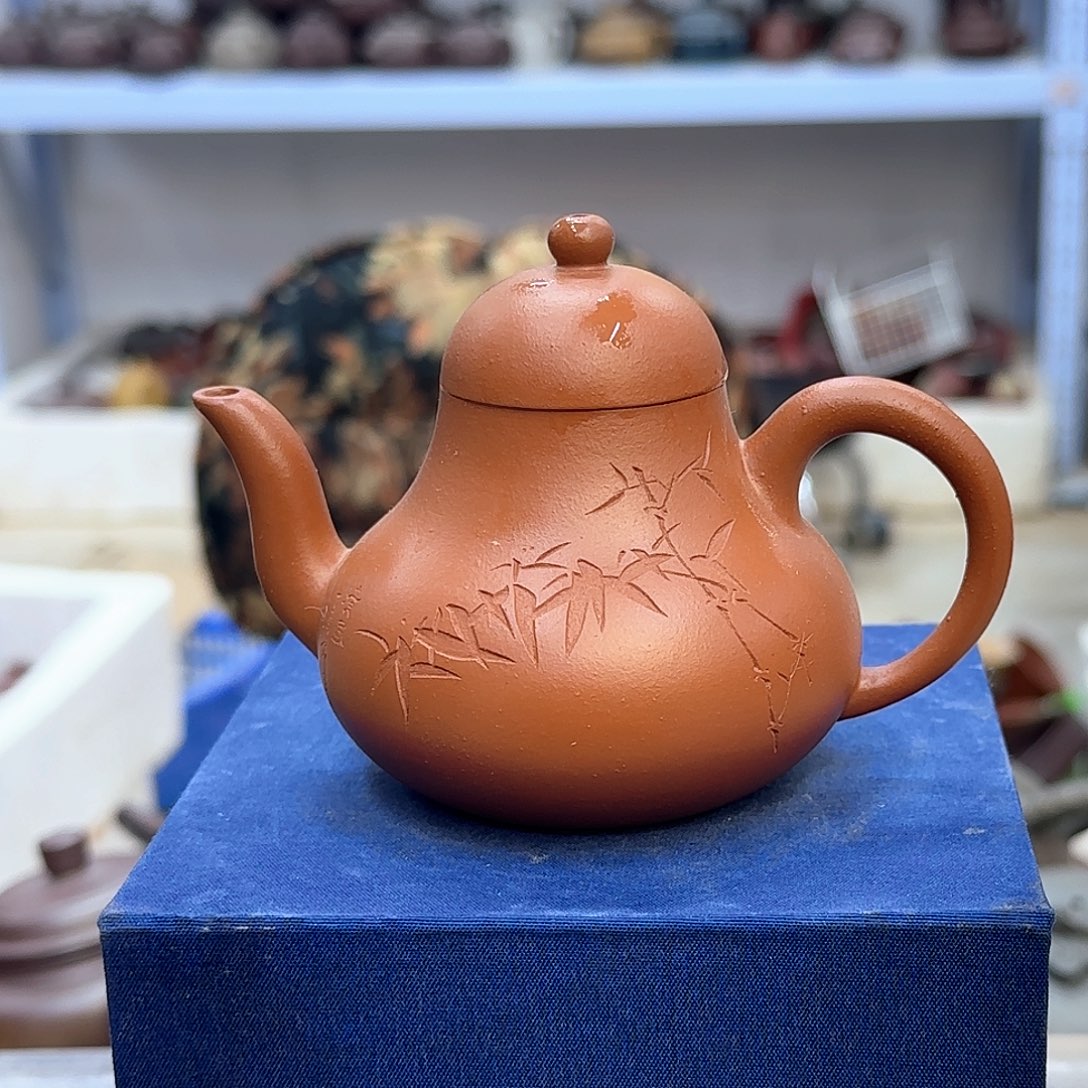 茶壶紫砂宜兴紫砂壶瑕疵处理