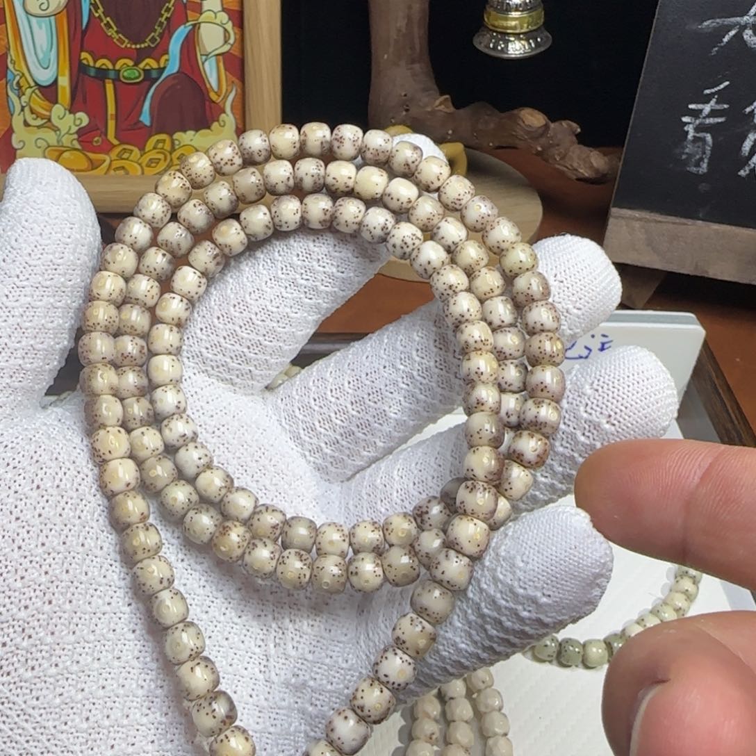 手串星月菩提76玉化108