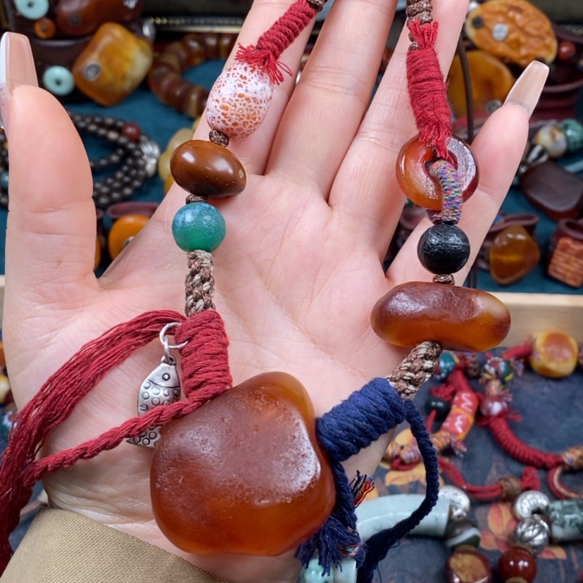 【闪购商品】蜜蜡颈饰未镶嵌项链