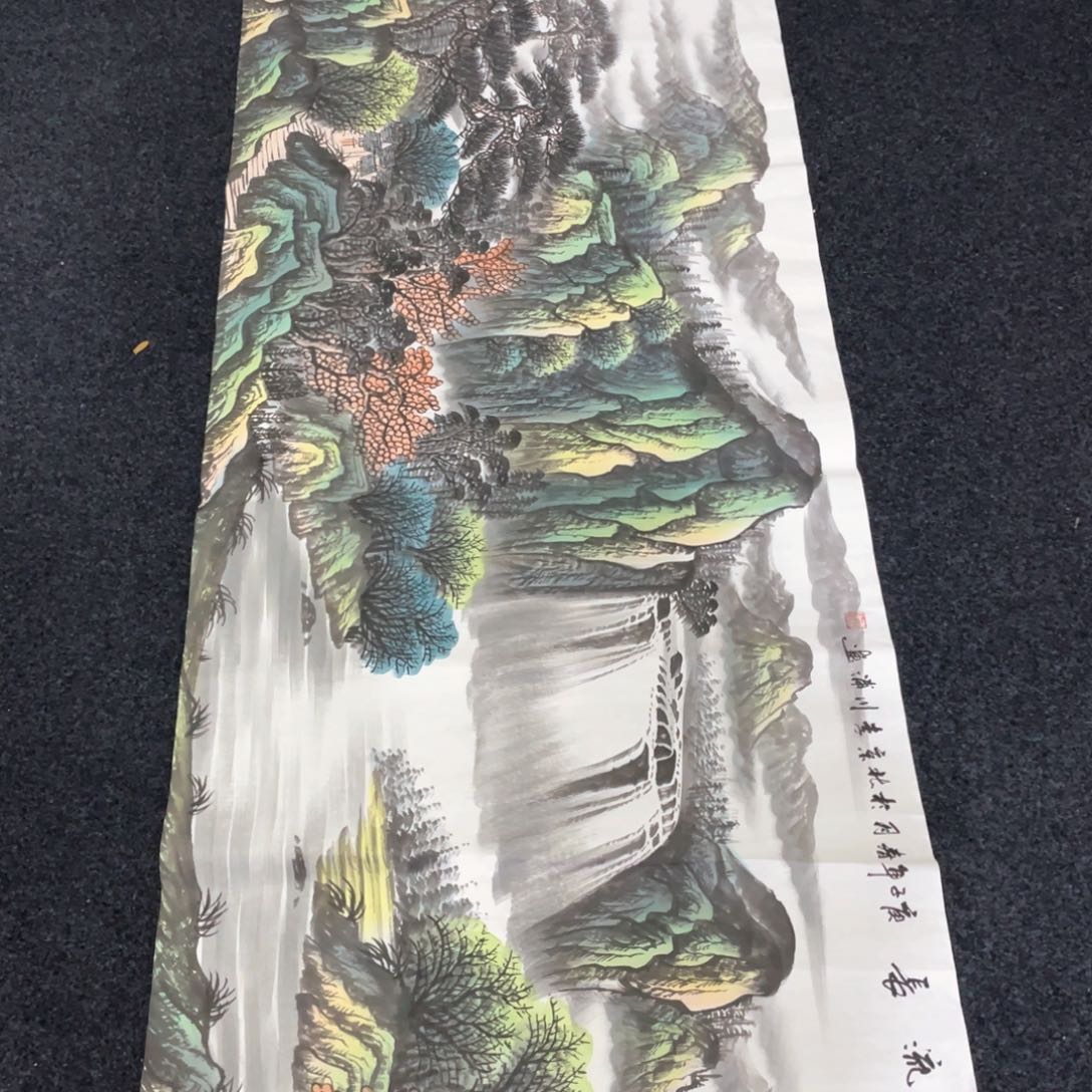 国画国画作品画心一张