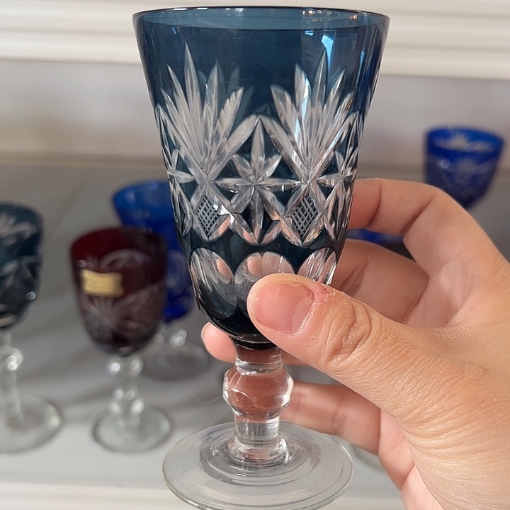 平底款水晶玻璃微瑕一个