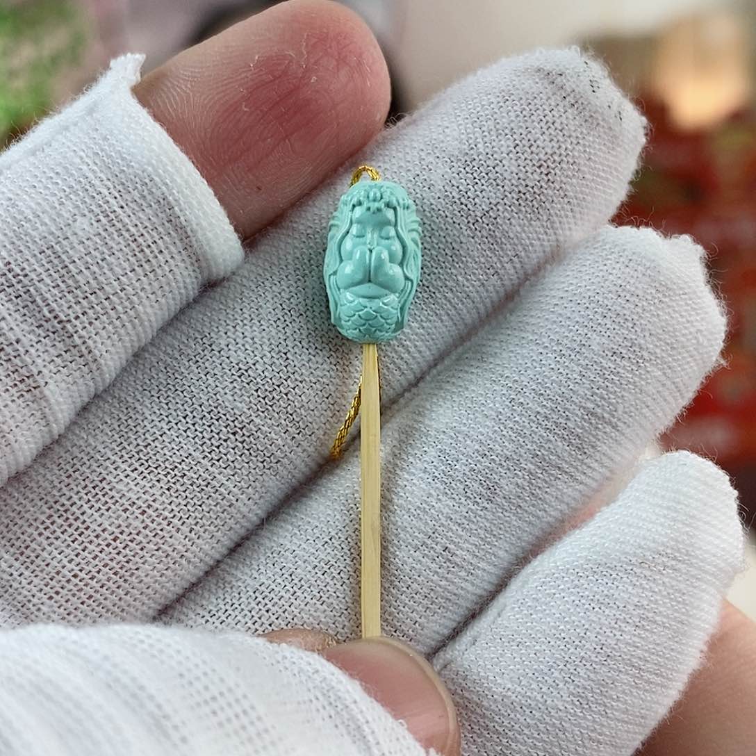 绿松石珠宝奇石未镶嵌