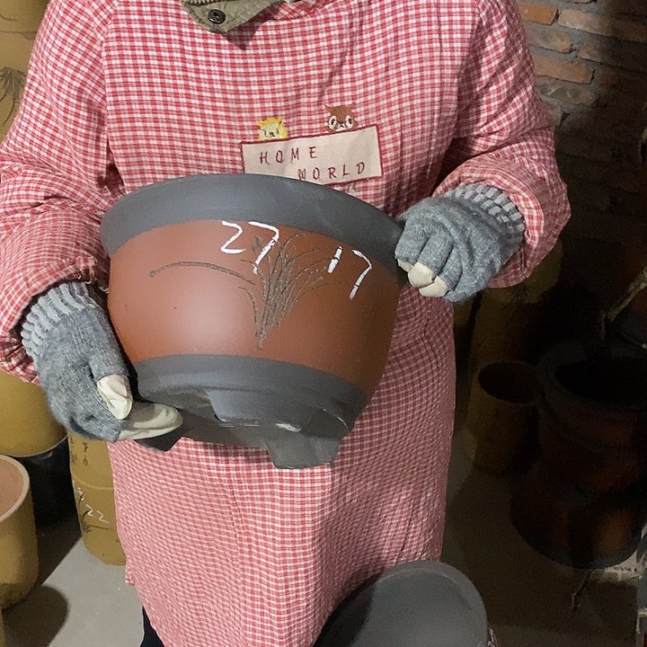 紫砂花盆紫砂花盆