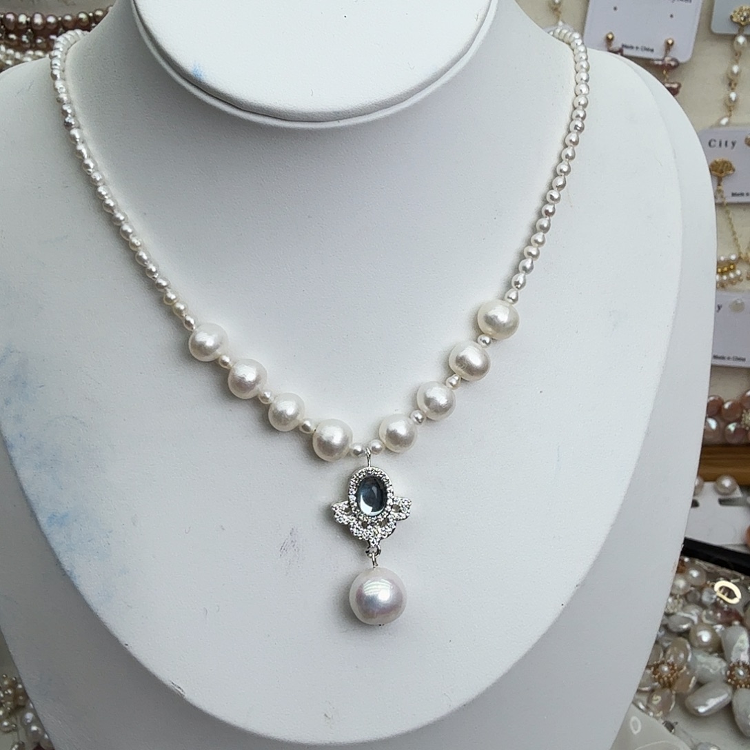 淡水珍珠未镶嵌颈饰