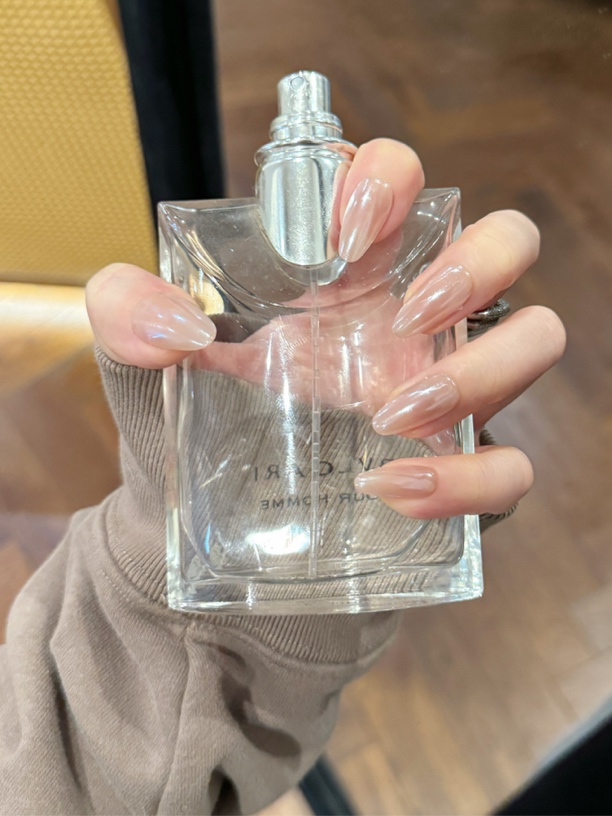 2967海莉简约高级显白ins纯欲风纯手工穿戴甲双甲型可反复佩戴