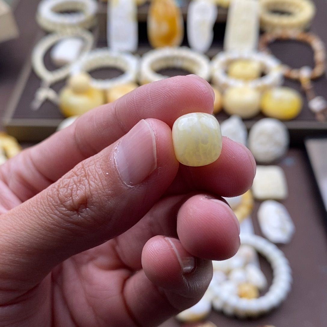 琥珀裸石未镶嵌蜜蜡吊坠项链腰链