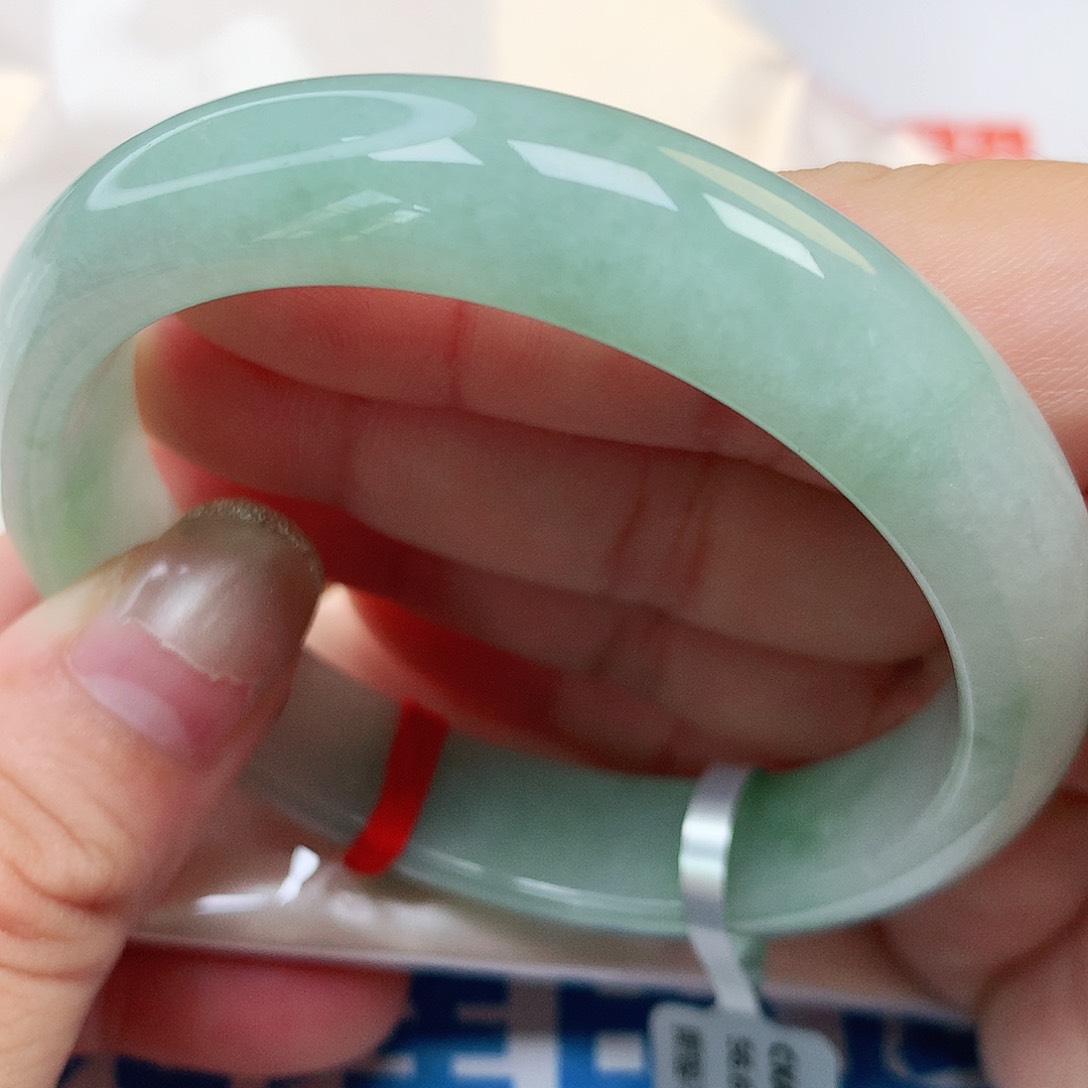 未镶嵌手镯翡翠缅甸纯天然A货翡翠漏镯123号