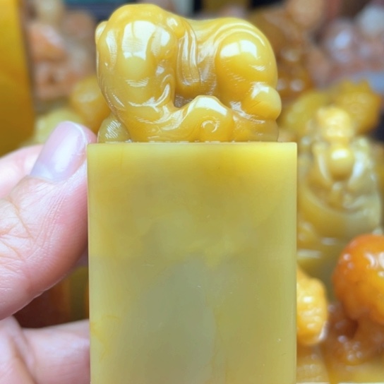 老挝石质地細膩光滑篆刻写字刀感十足