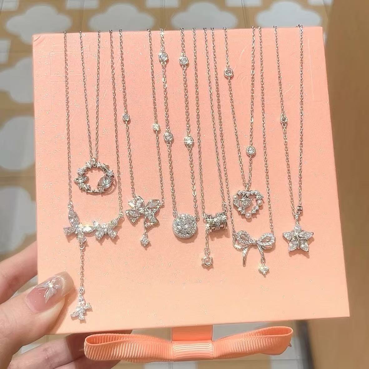 合金项链 先扣数字再拍对应编号 直播间链接合集轻奢气质首饰