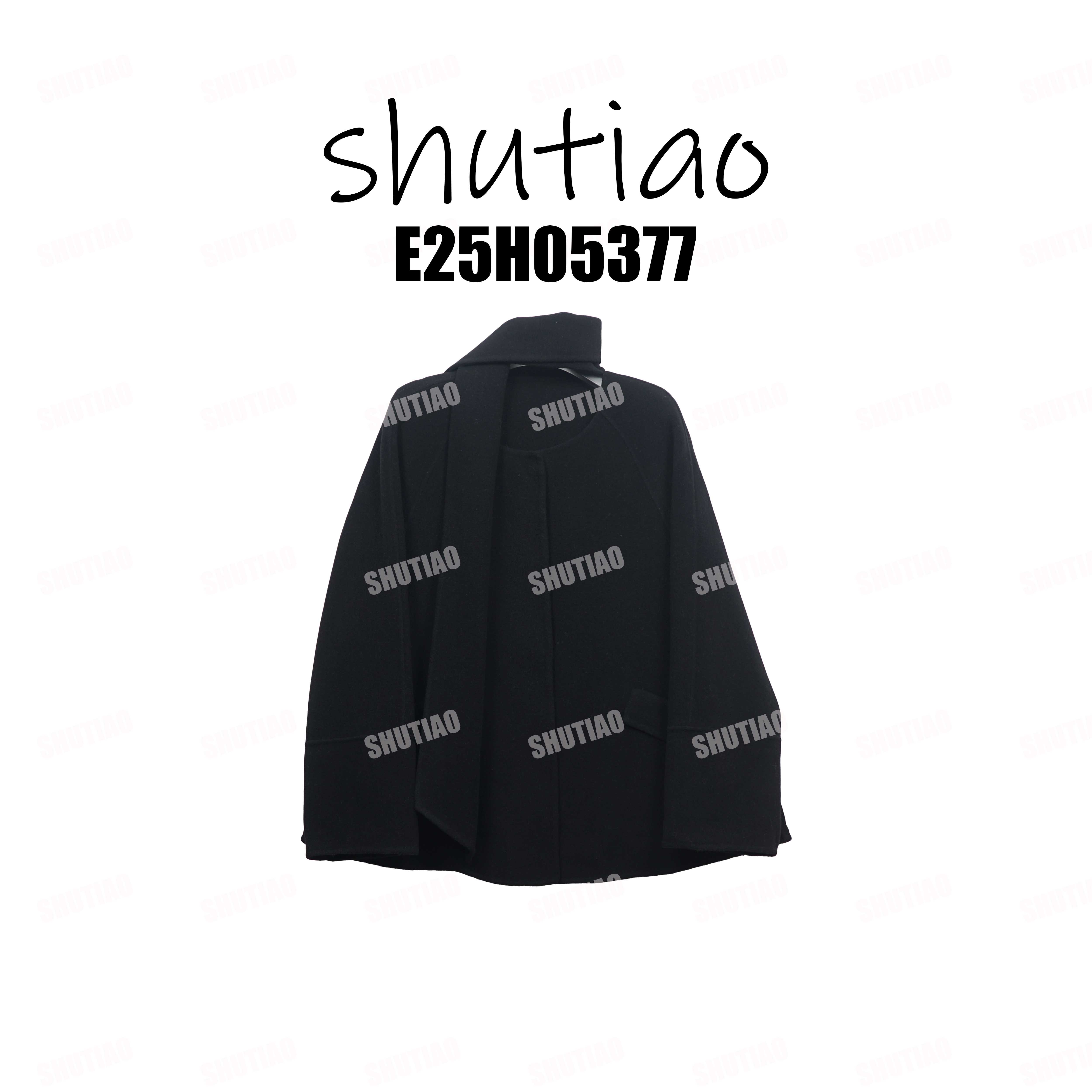 【SHUTIAO】2025冬季：新款小众设计款外套E25H05377