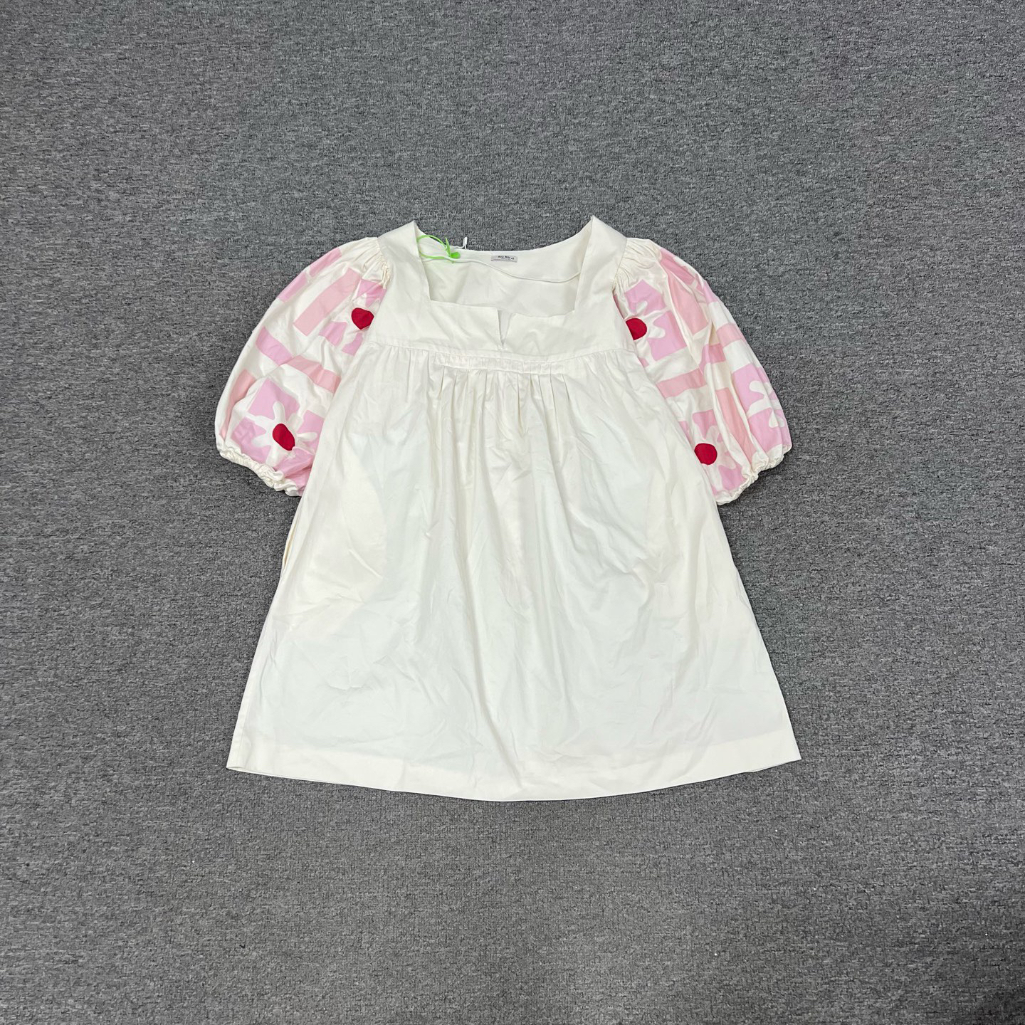 99新 AMIPARIS miumiu 泡泡袖连衣裙42码