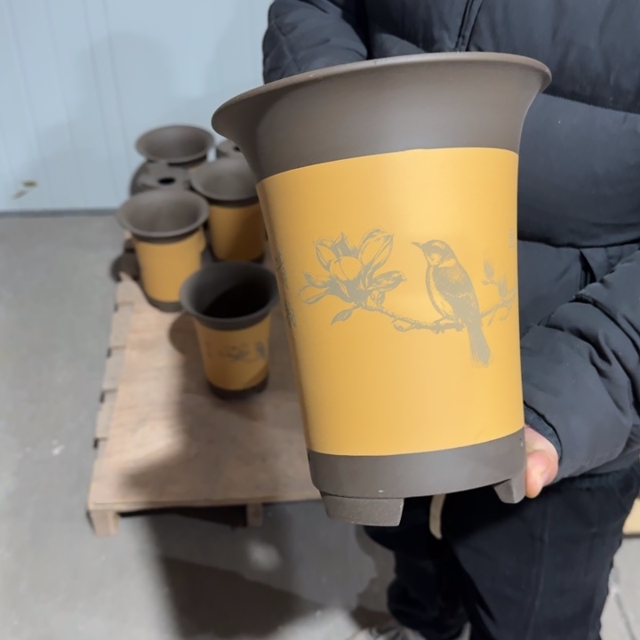 花盆紫砂破损补发