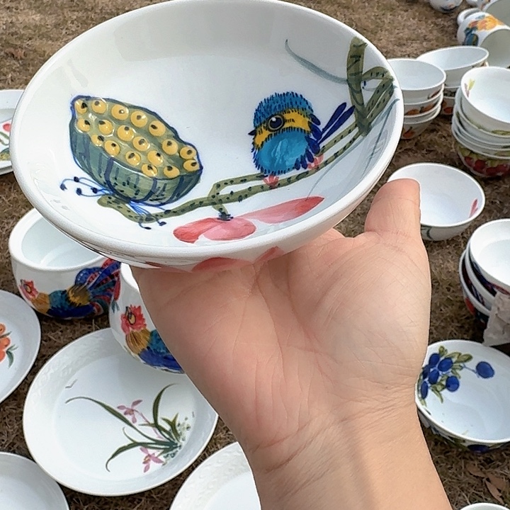 陶瓷景德镇陶瓷手工手绘作品