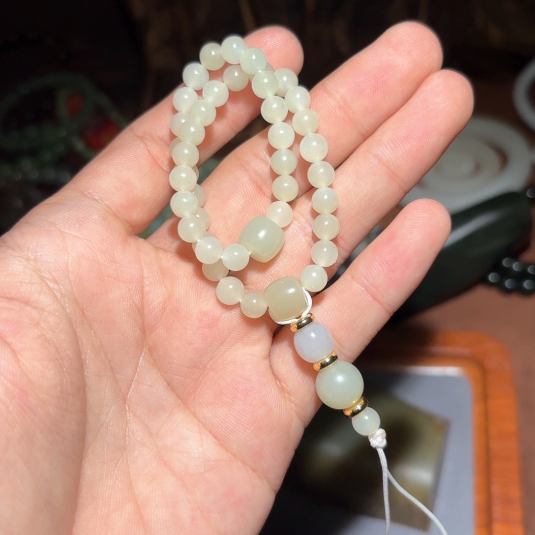 和田玉手链未镶嵌