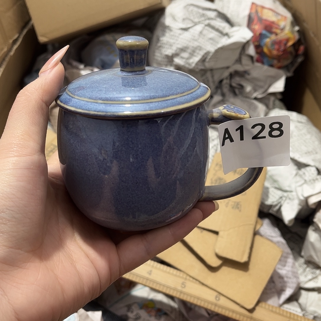 瓷片茶摆件工艺品摆件666