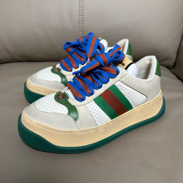 99新 GUCCI/古驰 36码/99新/gucci胖丁小脏鞋