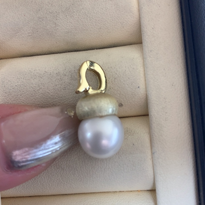 颈饰银S925镶嵌海水珍珠