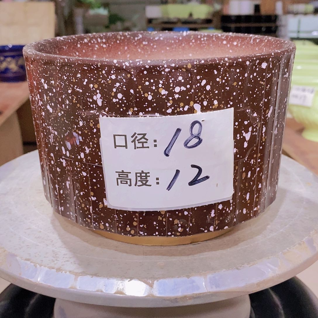【闪购商品】红陶微瑕花盆-026-1个咖啡