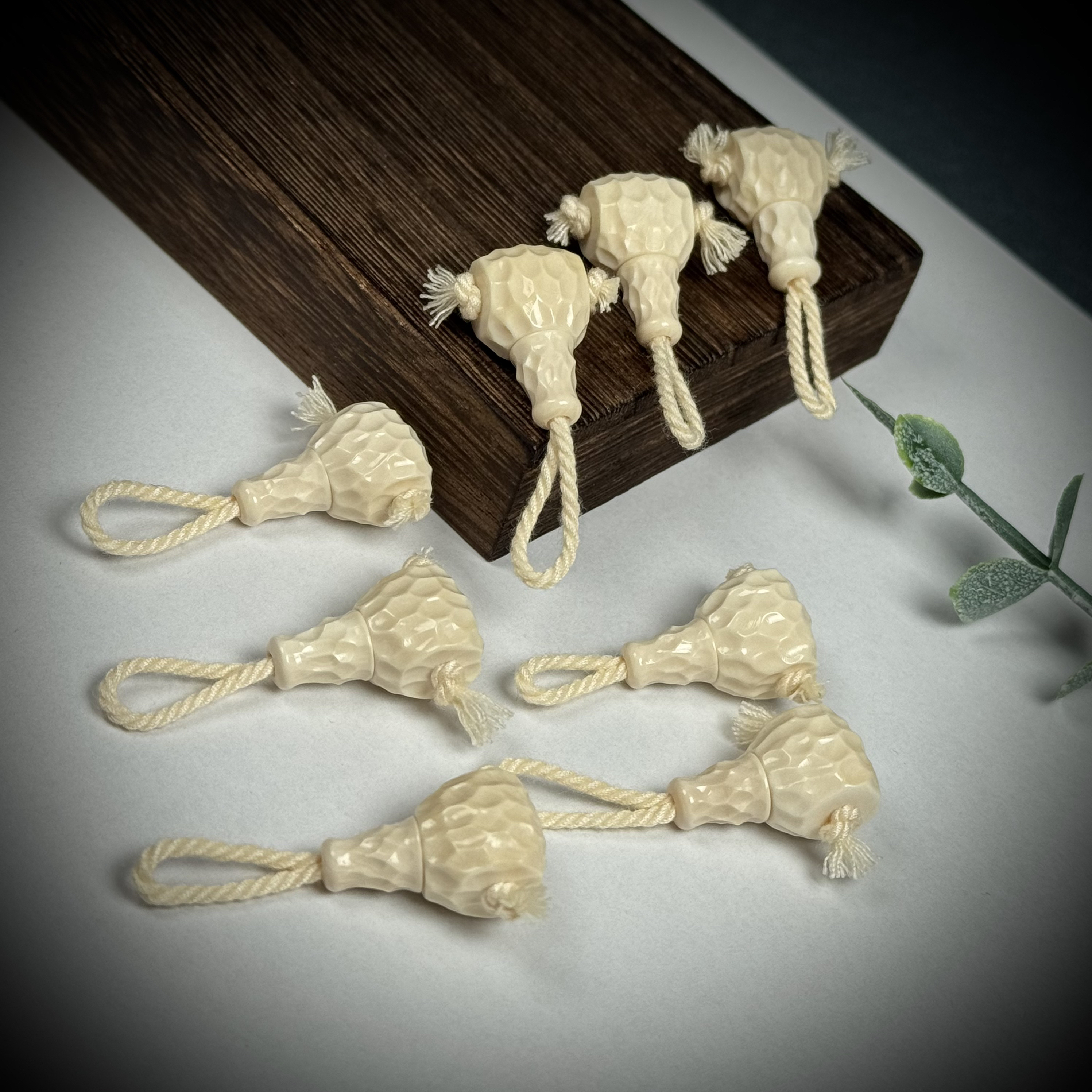 A310天然猛犸 锤纹无相三通约12.5*22mm随机一个支持鉴定假一罚十