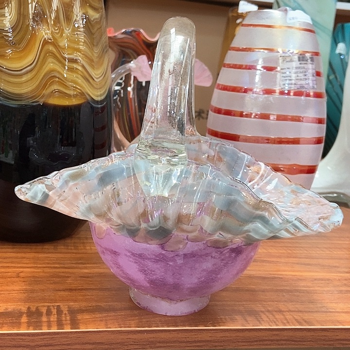 无铅玻璃琉璃花瓶高21口21