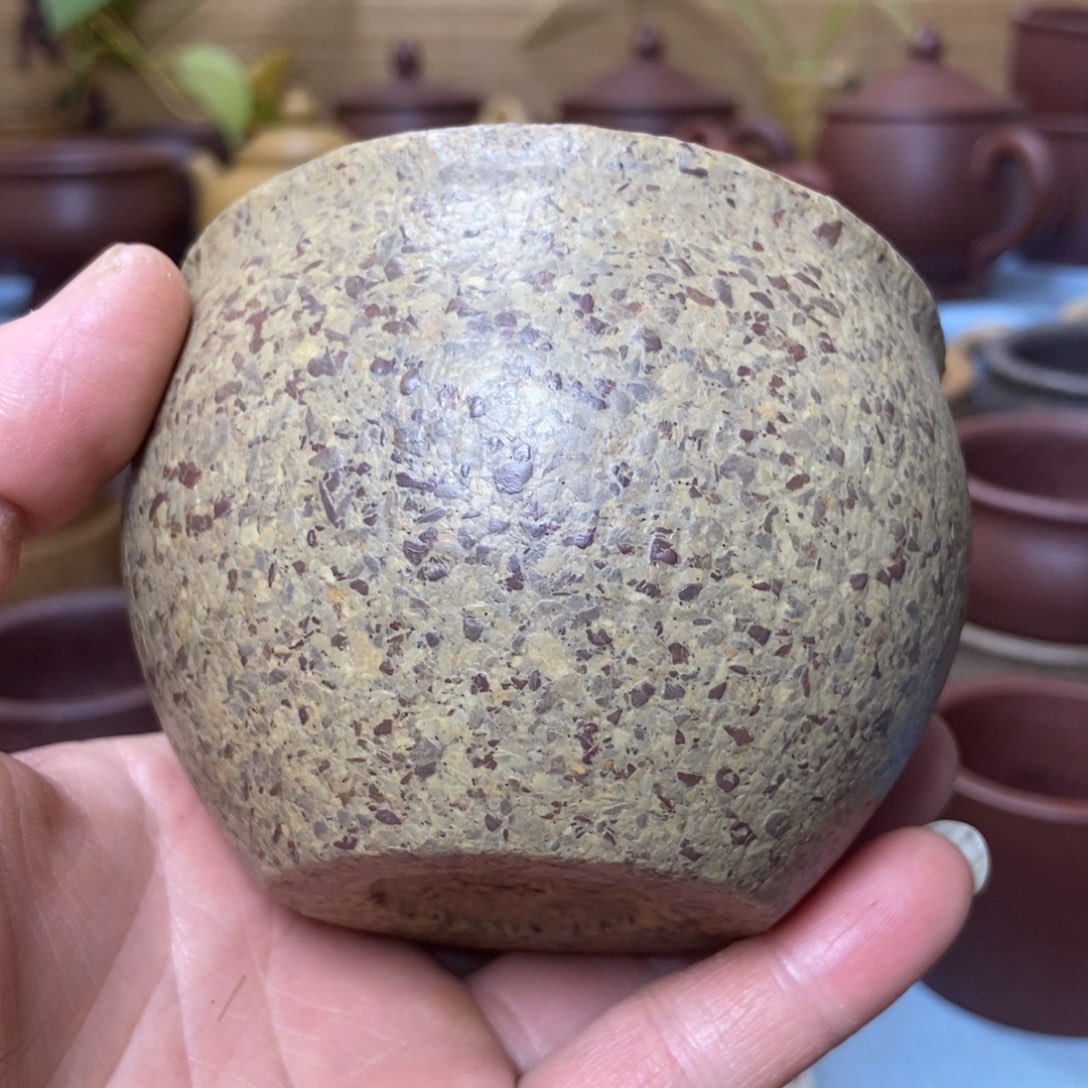 茶杯紫砂八目全砂手工泥230毫升
