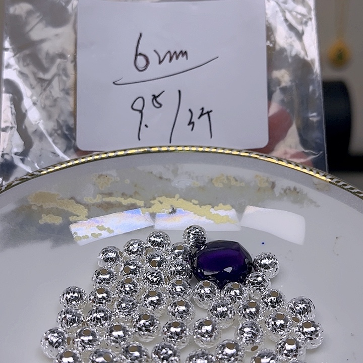 紫晶颈饰银S925镶嵌紫晶925镶嵌96
