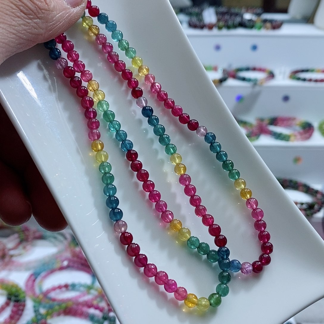 碧玺手链未镶嵌手链