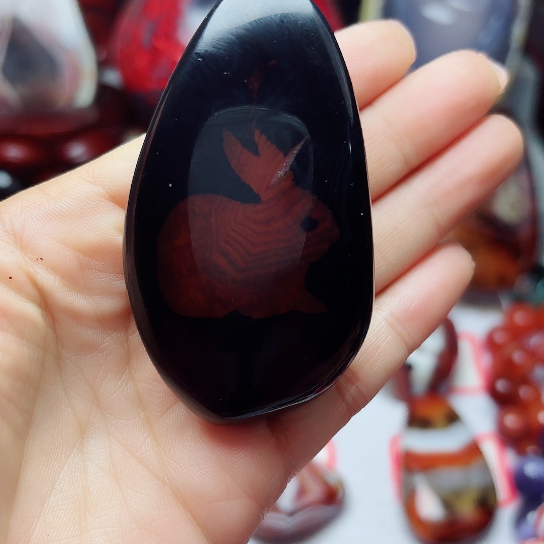 玛瑙/玉髓珠宝奇石银S925镀金镶嵌