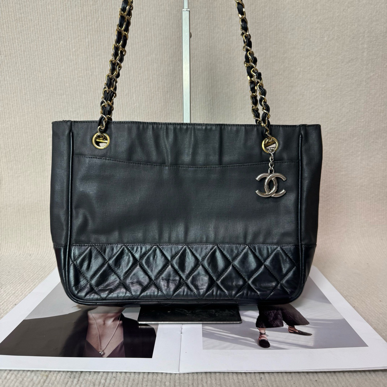 95新 Chanel/香奈儿 【杨贵妃专属】黑金托特包s