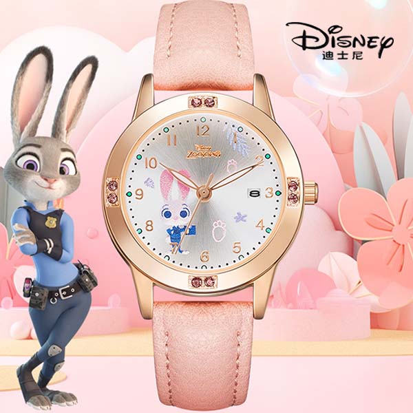 Disney/迪士尼朱迪萌趣卡通款式幼儿园小学生礼物可爱防水夜光