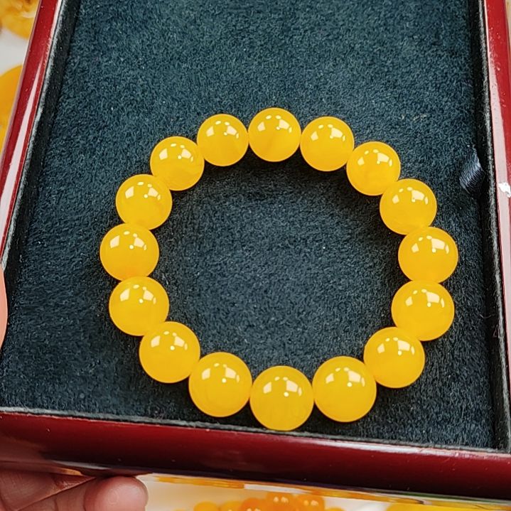 蜜蜡手串未镶嵌手串14