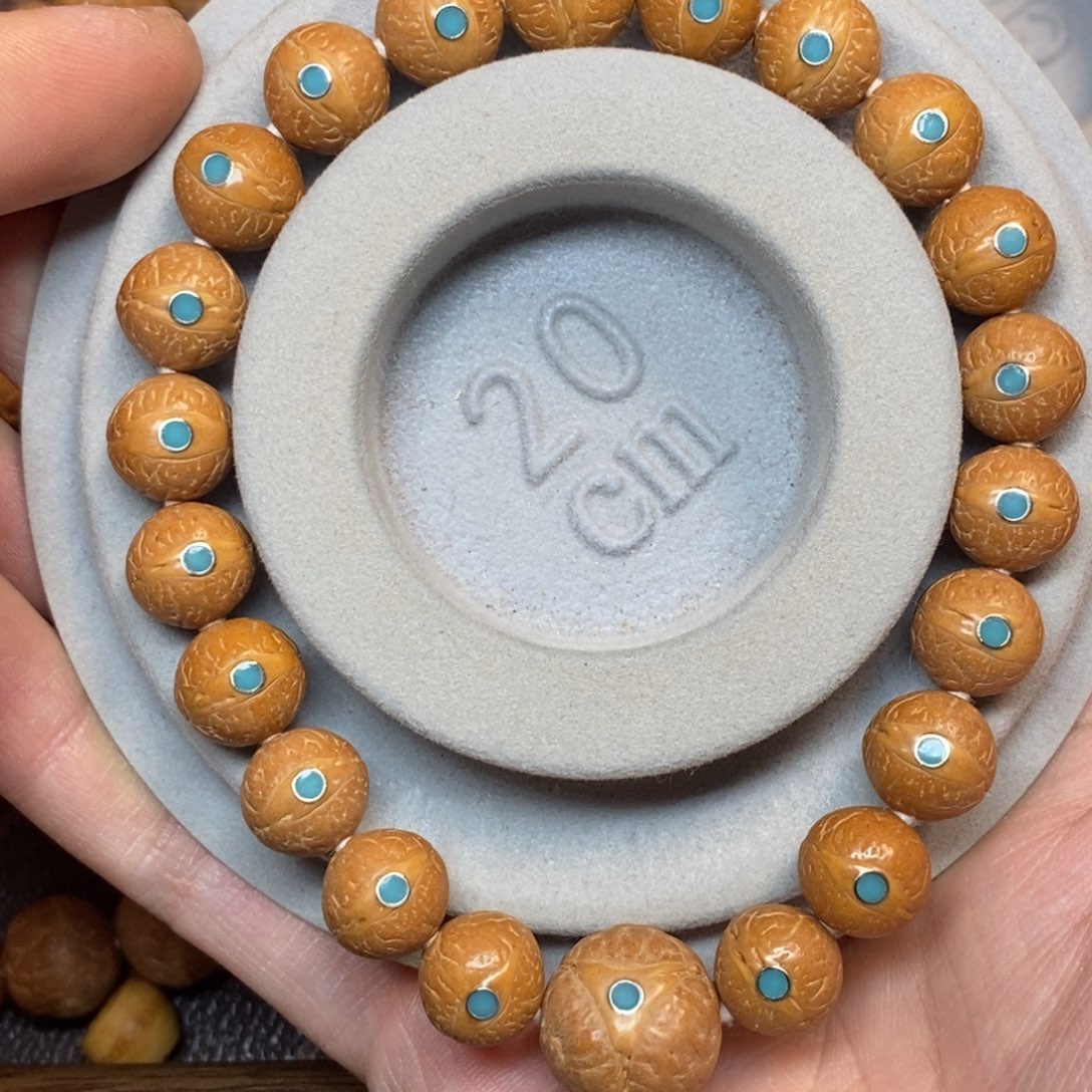手串凤眼菩提11.5精挑镶嵌款