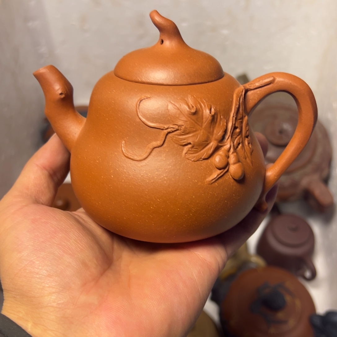 茶壶紫砂宜兴原矿紫砂壶300毫升容量