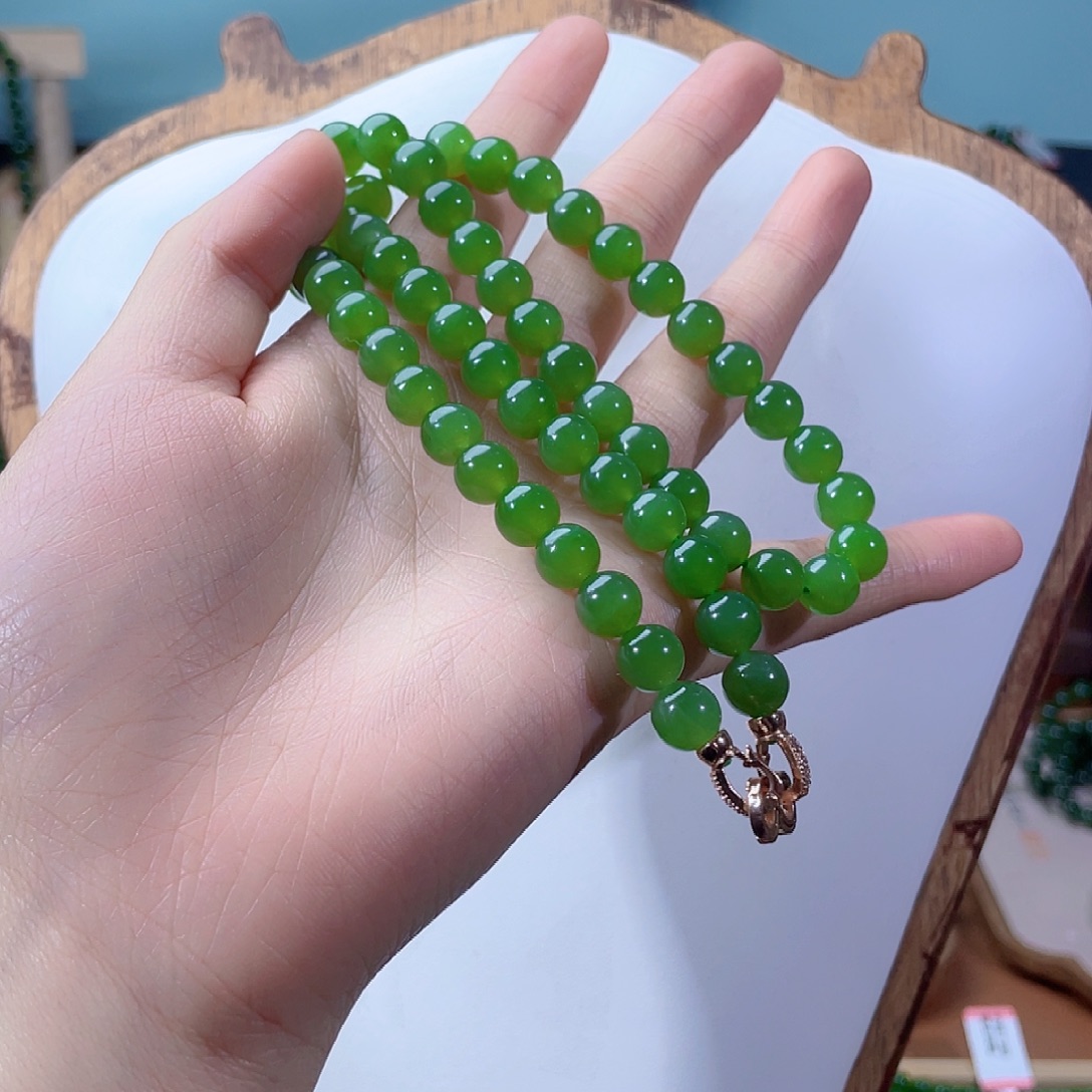 和田玉未镶嵌颈饰8