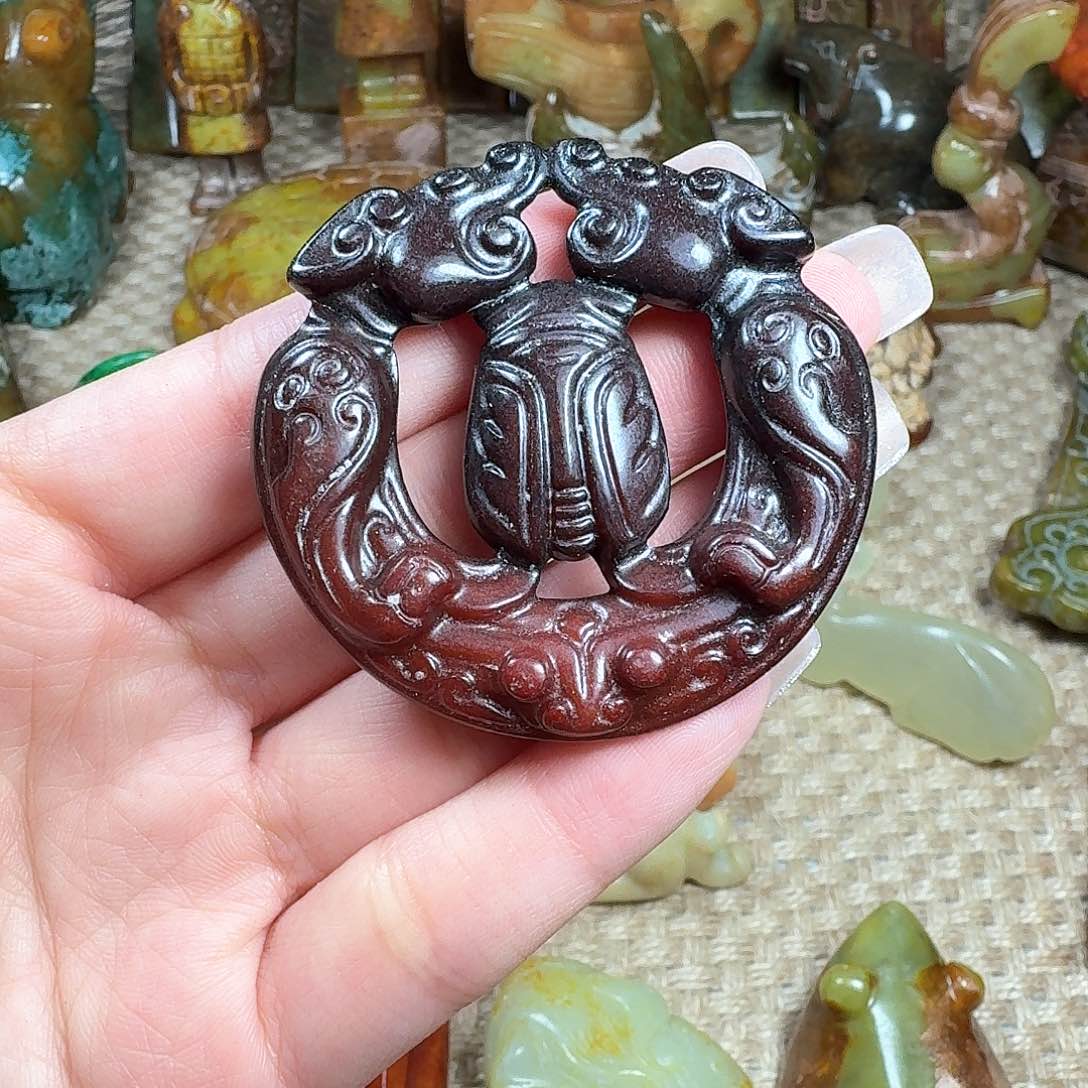 白玉菩提吊坠挂件