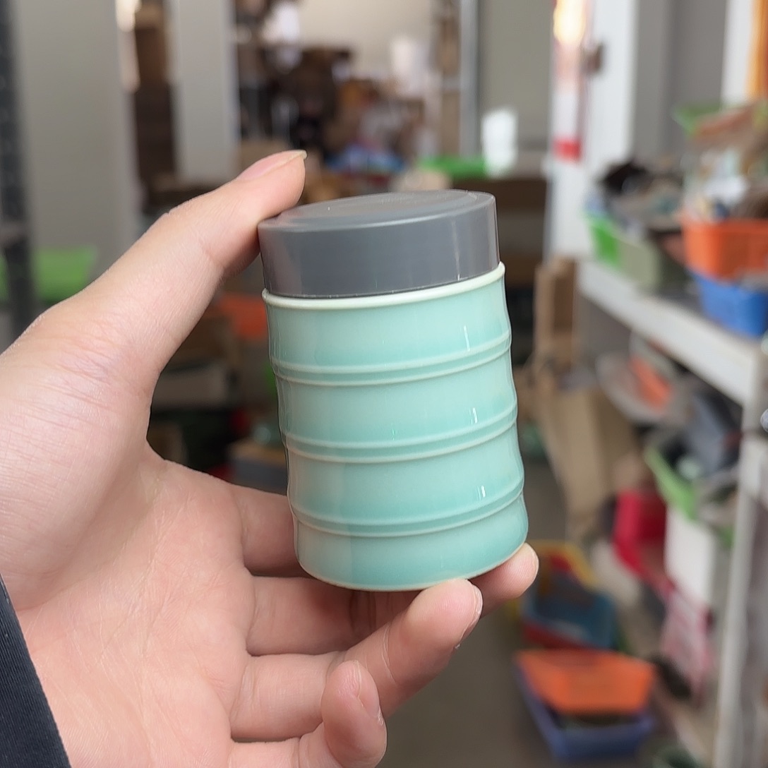 龙泉云间青瓷小米茶器