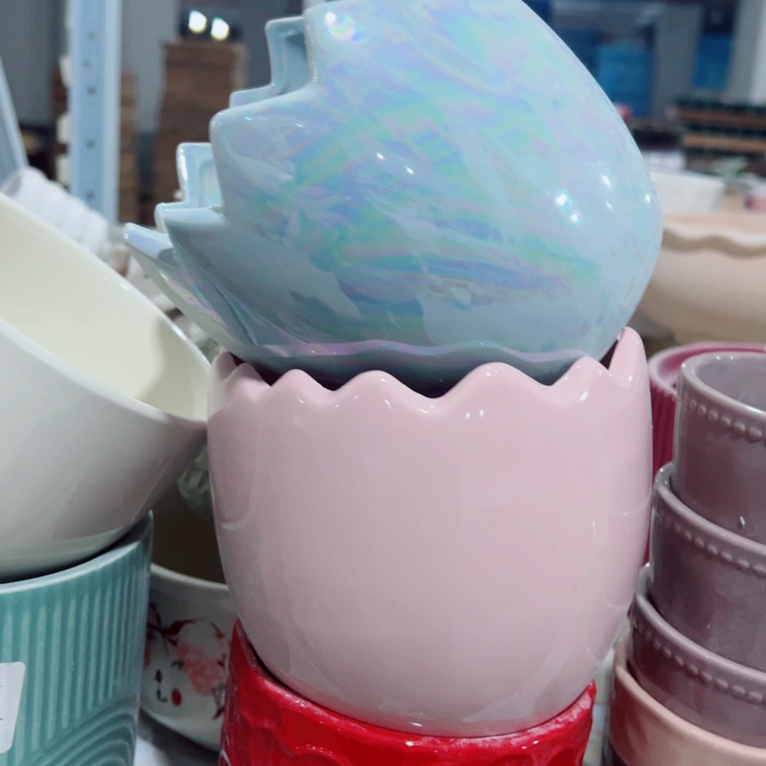 有孔，陶瓷花盆满10米包邮发货